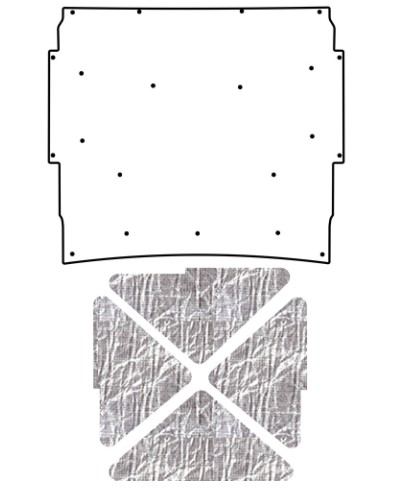 1966-67 Chevy Nova QuietRide Solutions AcoustiHood Under Hood Cover Kit